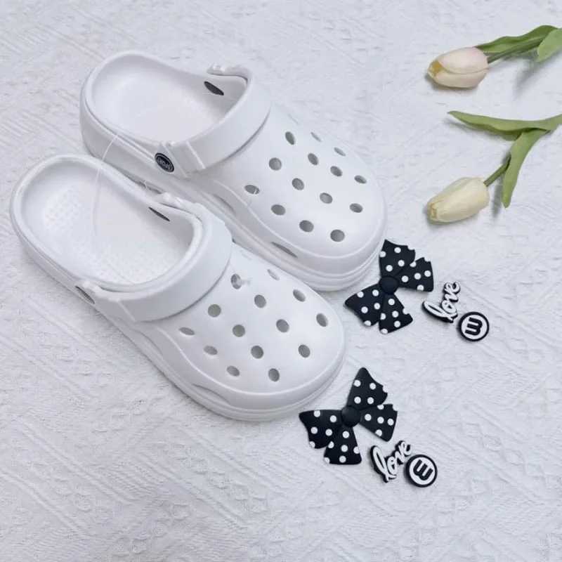 Womens Clogs New Arrival Fashion Cute Slide DIY Cute Bow Sandals Outdoor Beach Sandals W250414
