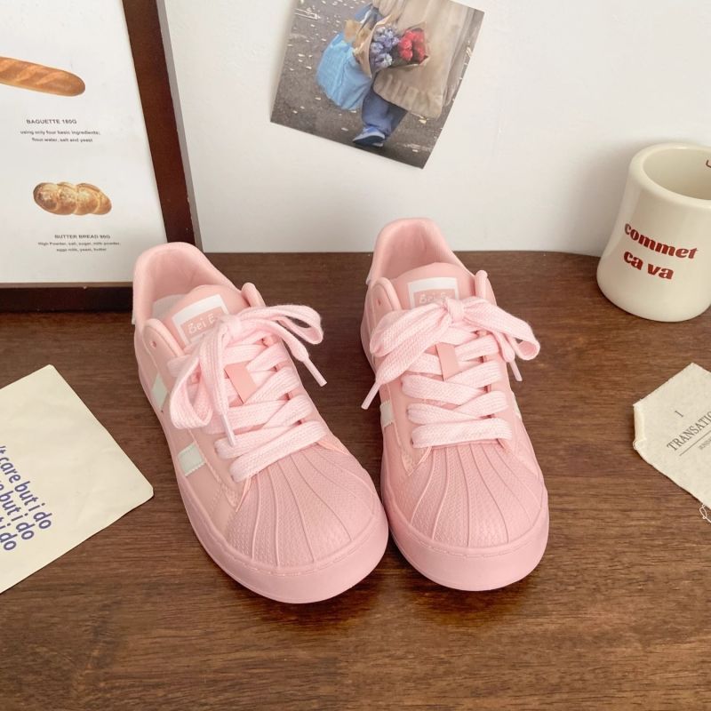 designer casual shoes 2025 Warm yellow thick-soled canvas shoes for women shell head autumn style ins niche Korean version all-match low-top sports sh