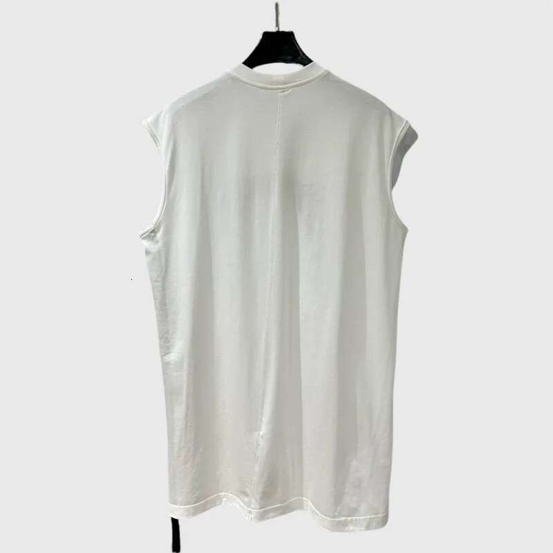 Designer clothes for women Printed Logo Sleeveless Top for Spring Summer 2025 New Men's Trendy Style Dark Round Neck Loose Street Wear American R