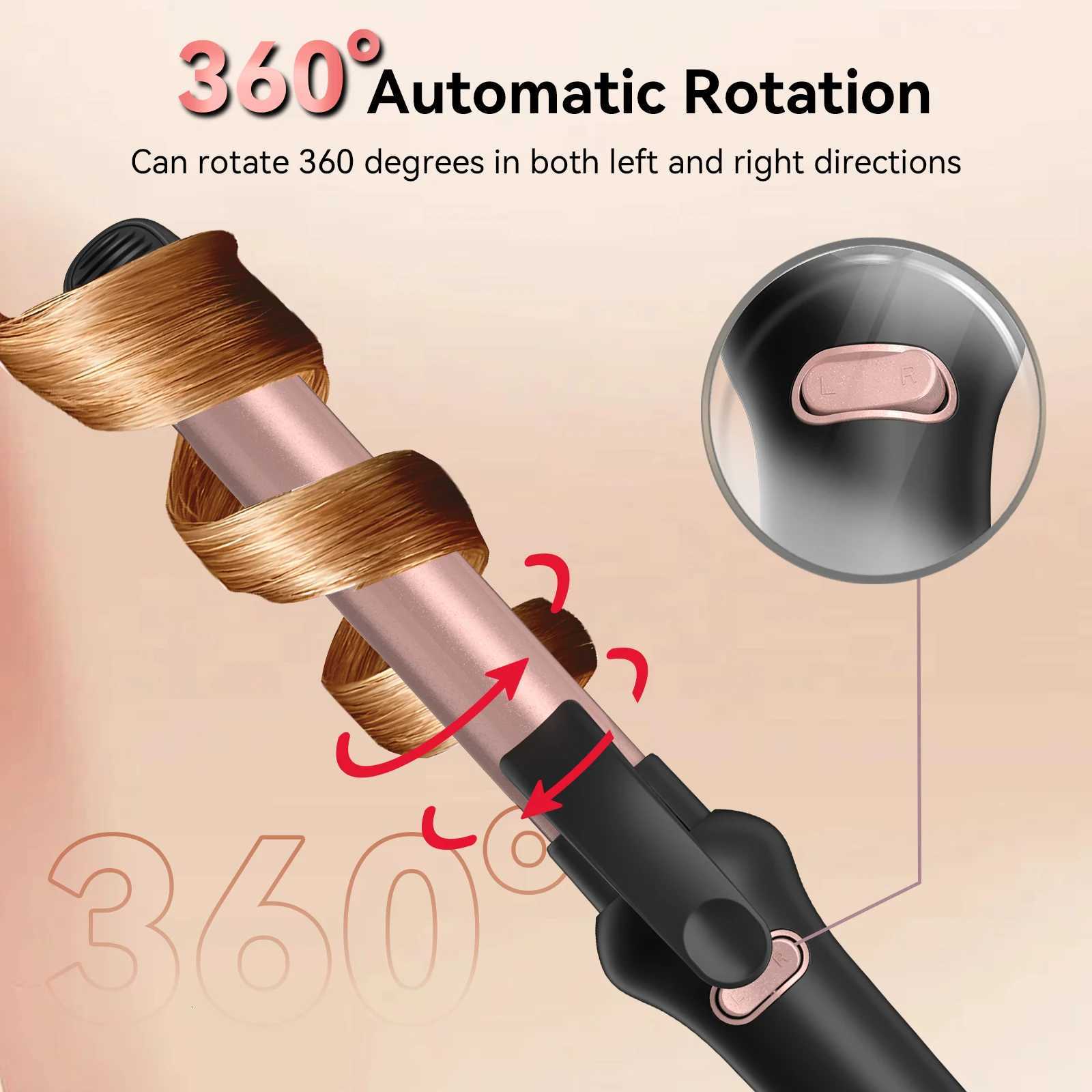 Hair Curling Irons Long-Lasting Results Defined Curls and Easy to Use with Temperature Control for All Hair Types up to 428T251114