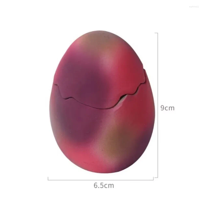 Update Interactive Dog Latex Toys Games Stretchable Dragon Eggs Teething Playing Easy Clean Squeeze Transform Sound Pet Supplies