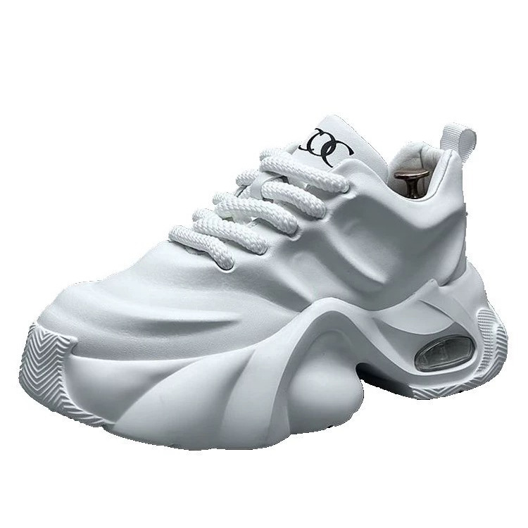 Free shipping designer casual shoe men white black comfortable breathable height increase wear-resisting outdoor sport shoe classics