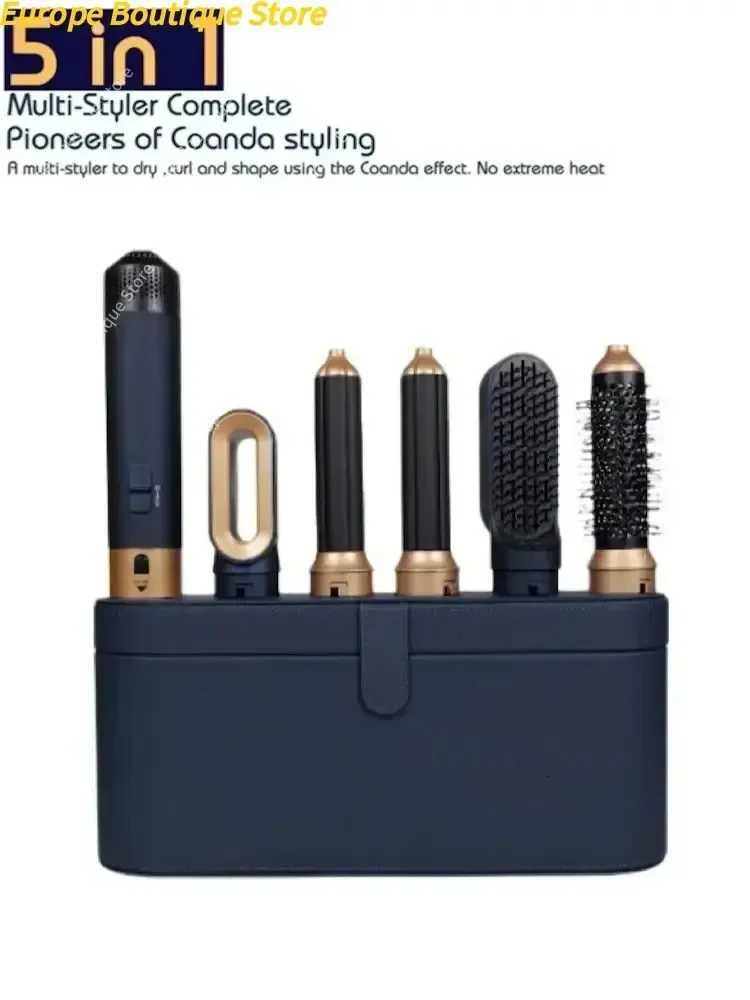 2025 New Hair Dryer Multi Hair Styler 5 in1 Curling Iron Hair Straightener With Brush Hairdryer For Dryer Multi Styler X251114