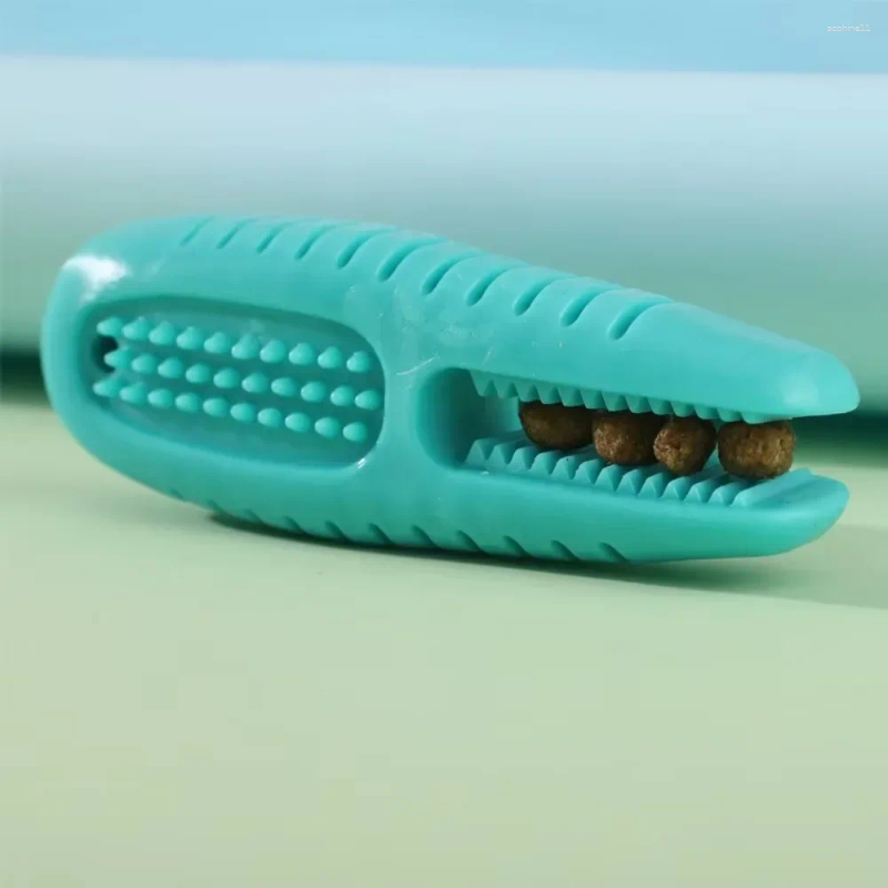 Update Pet Toys Hiding Food Teeth Cleaning Indestructible Dog Chew Toy Training Stick Molar TPR Toothbrush Bite Resistant