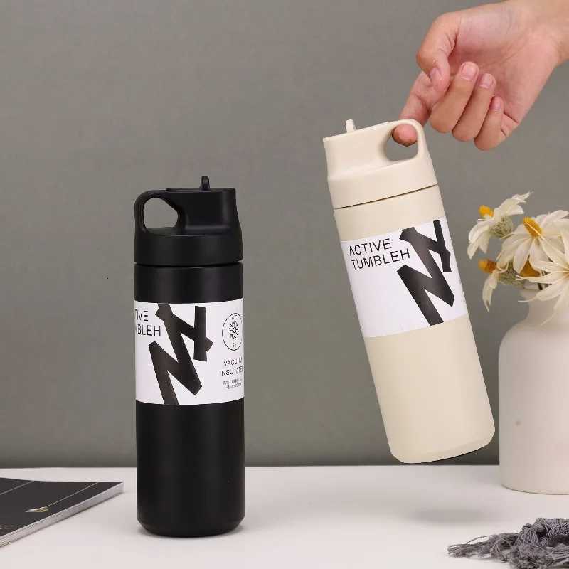 Stainless Steel Thermos Bottle Car Insulated Flask Water Tumbler for Outdoor Sports Travel Thermal Water Bottle Vacuum Flasks C251114