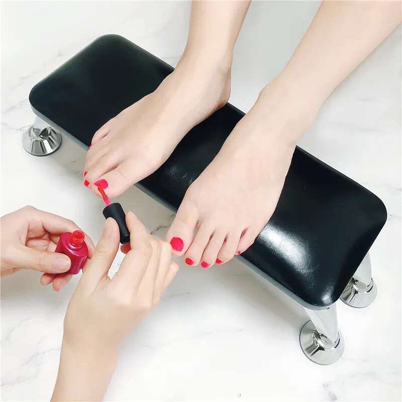 High Quality 1Pc White Black PU Leather Manicure Table Rest Hand Cushion Pillow Holder Arm Rests Nail Art Stand