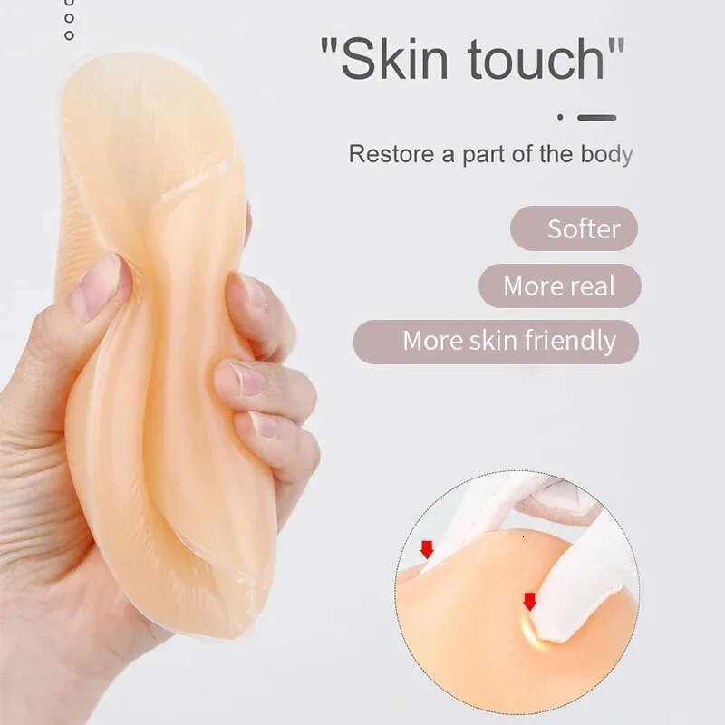 Silicone Well Cover Axilla And Clavicle Wounds Prosthesis Natural Like Soft High Elasticity Breast For Mastectomy Women