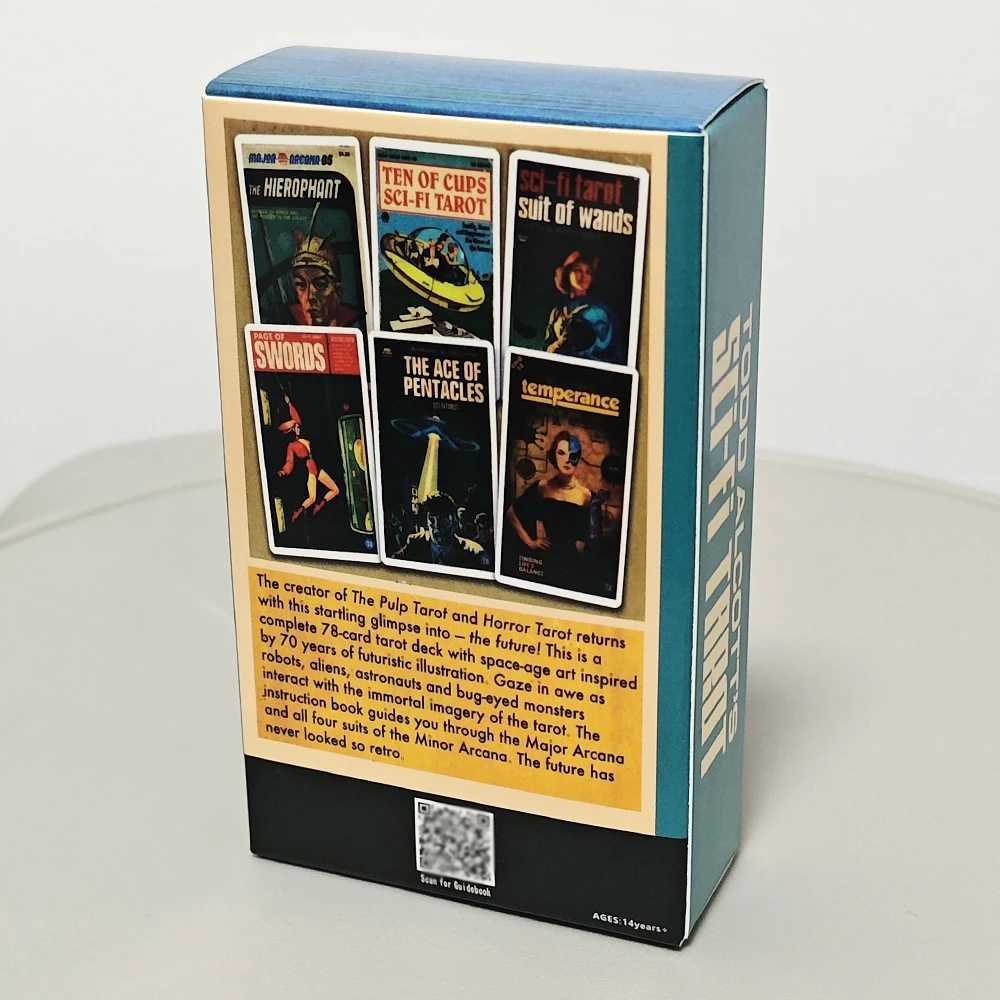 Todd Alcotts Sci-Fi Tarot Science-Fiction-themed Tarot Deck Based on Rider Waite System 1036cm 78 Pcs Tarot Cards C251114