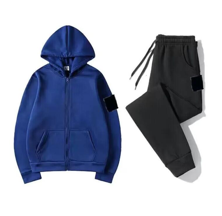 Designer Jumper Embroidered Compass Men's Tracksuits jacket Hoodie stones pants islands women Sport Hoodies sweatshirts couples suit Casual Sportswear classic