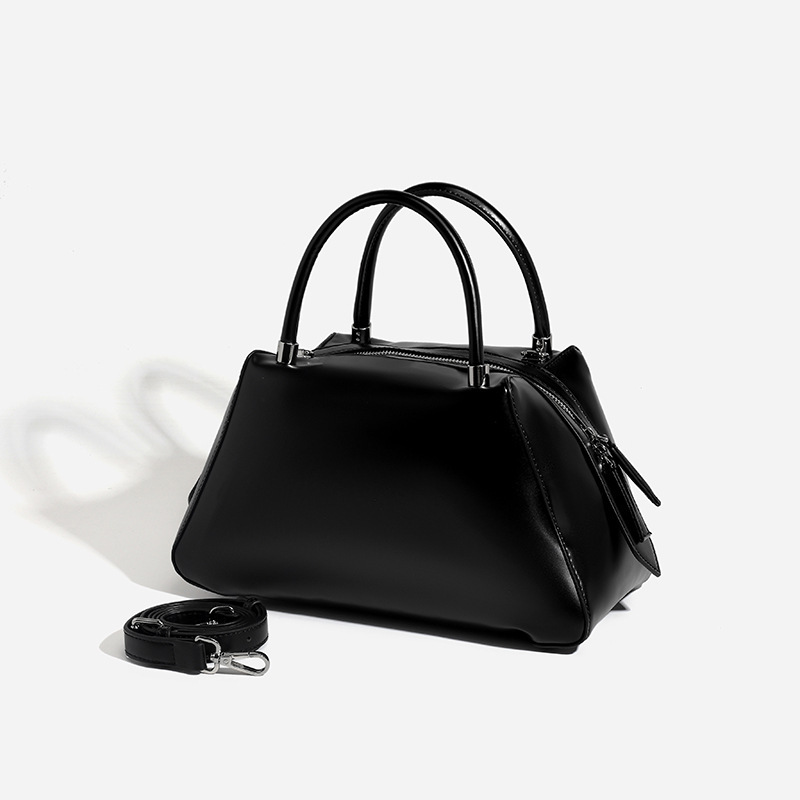 Women's High-End Sense Boston Handbag Modern Vintage Shoulder Crossbody Bag