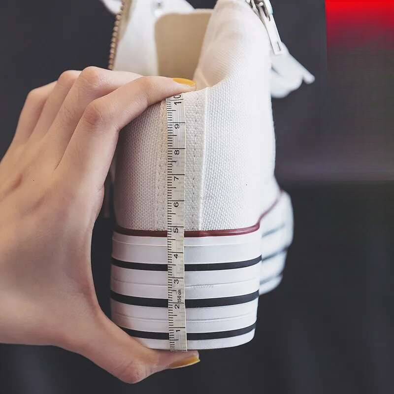 2025 New Designer Women's Shoes Outdoor Casual Breathable Canvas Double Zipper Board Shoes Korean Version Multi-functional Thick Sole Sponge Cake