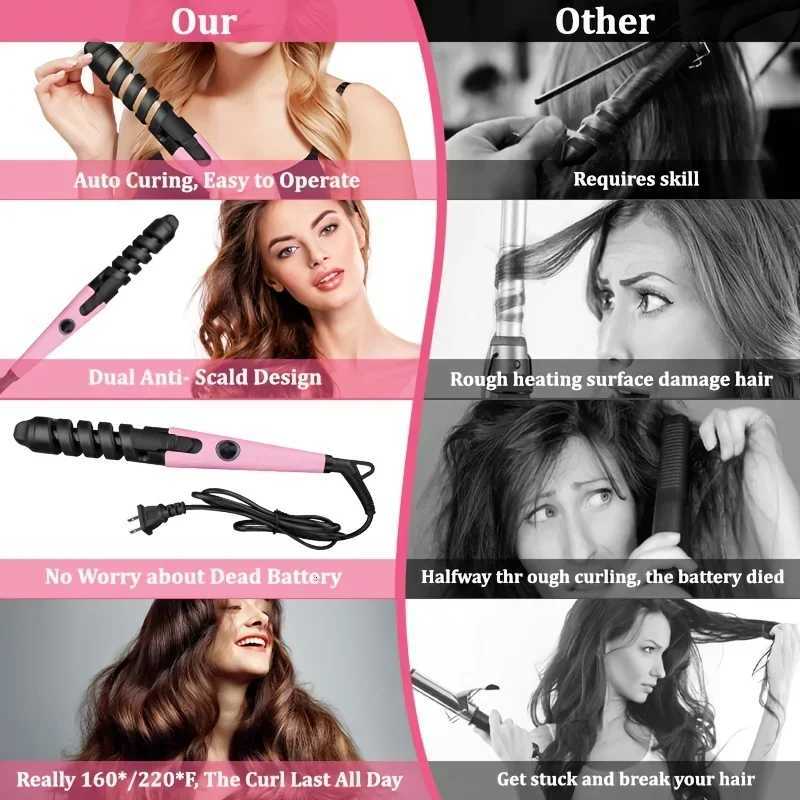 Automatic Curling IronHair Straightener And Curling 2 In 1New Self Curling Iron Hair StylingPerfect Holiday Gift For WomenT251114