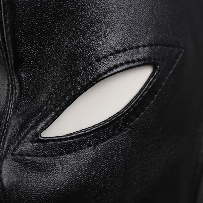 Fashion Cosplays Sexy Masks Fetish Hood PU Leathers Black Masked Hood Adult Party Games Full Head Costume for Women Men Dropship 250410