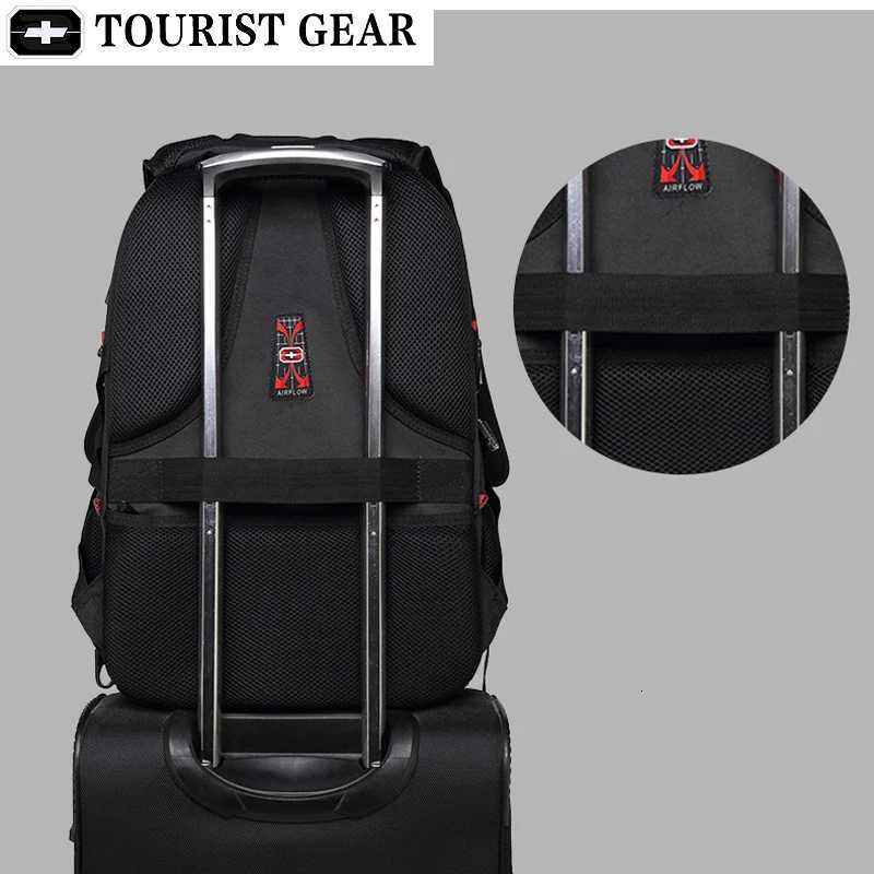 mens swiss backpacks travel bag business anti theft backpack men mochila USB Charging 156 17 inch Laptop Backpack waterproofW251113
