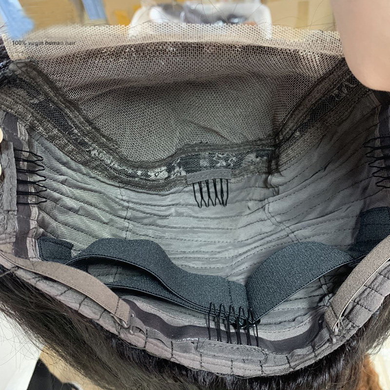 5X5 Glueless Closure Wig Water Wave Brazilian 100% Human Hair Lace Wigs 150% Density 10-32inch Natural Curly Hair