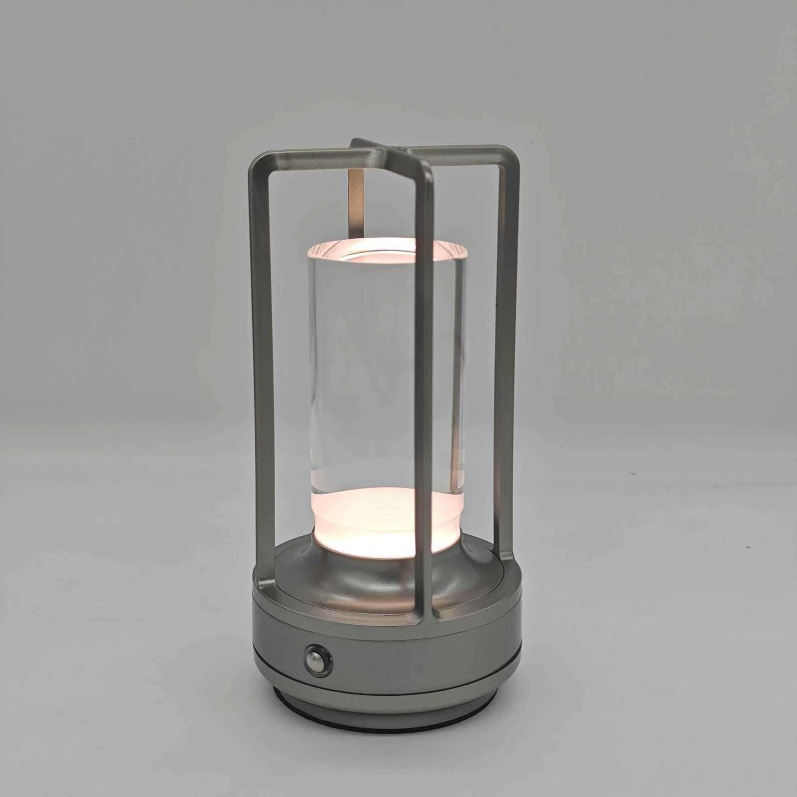 LED crystal table Plastic Rechargeable touch night lamp Bedroom Bedside table lamp Restaurant decorative lamp M251114
