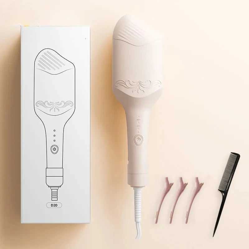 40mm Deep Wave Hair Crimper with Negative Ion - Adjustable Temperature Curling Iron for Long Lasting Wavy Hair Anti-FrizzT251114