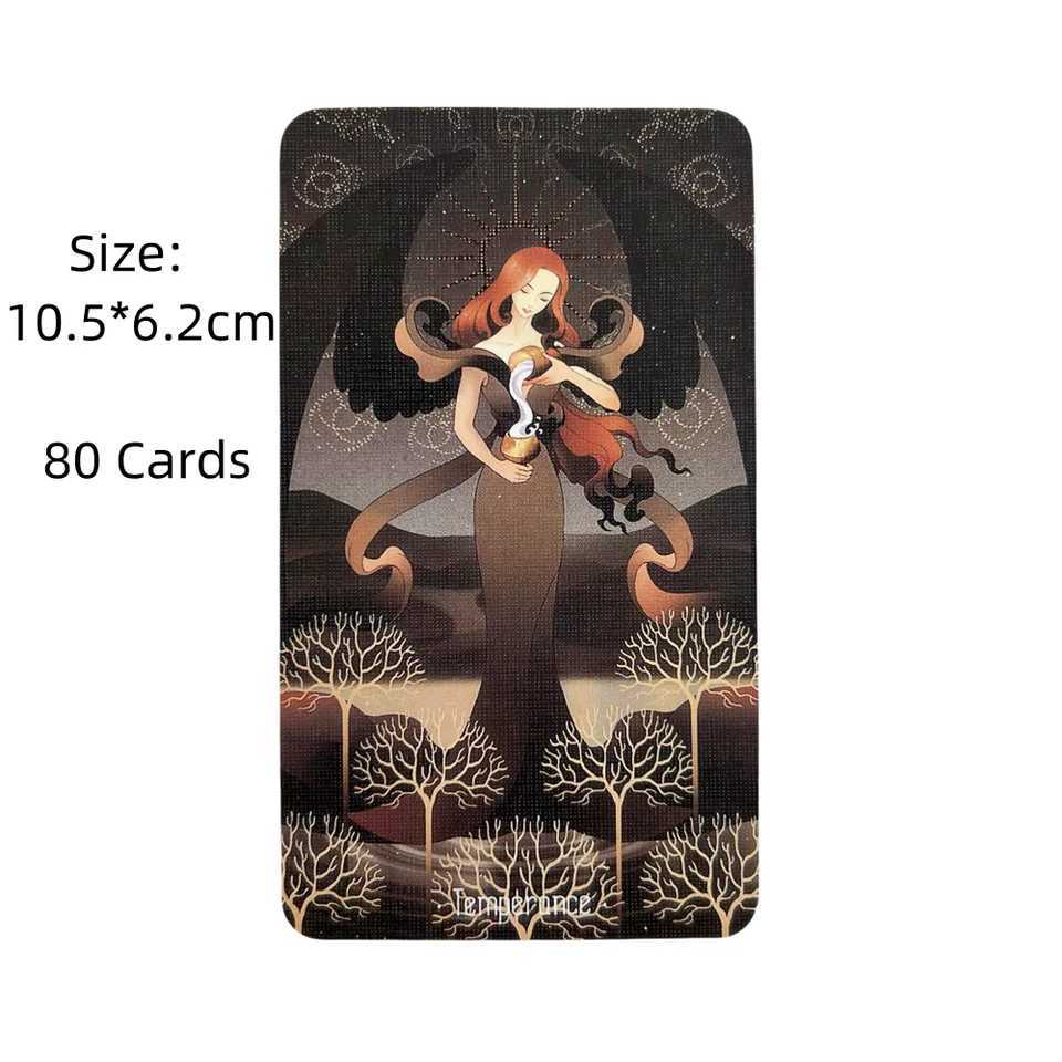 Stars Lighting Up the Night Tarot Cards A 80 Deck Oracle Cards Playing Game Cards C251114