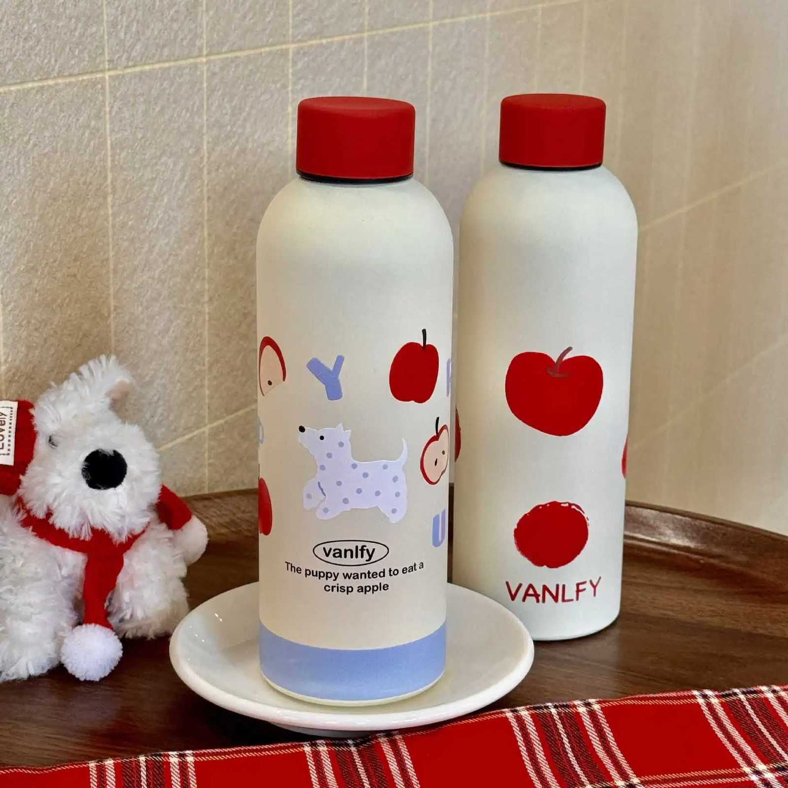 500ML Insulated Stainless Steel Water Bottle Large Capacity Portable Thermos Flask Small Mouth Christmas Mug Model Xinghao C251114