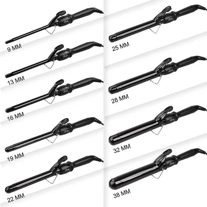 Hair Styling Tools LCD Curling Iron Ceramic Hair Curler Wand Curling Iron With Dual Voltage Digital Magic CurlingT251114