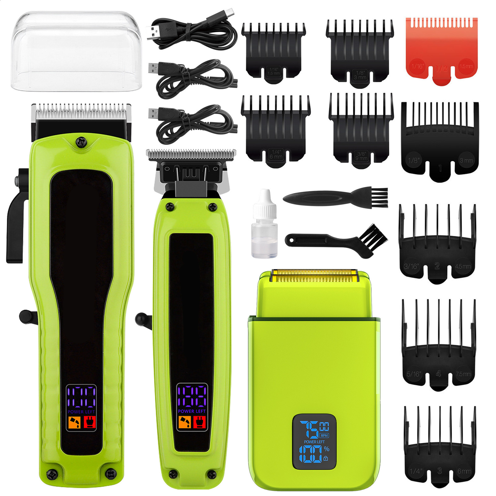 7500RPM Babymodel PRO Mens Professional Barber Shop Hair Salon Hair Clipper Trimmer Shaver Set Powerful Motor DLC Alloy Blade 250321