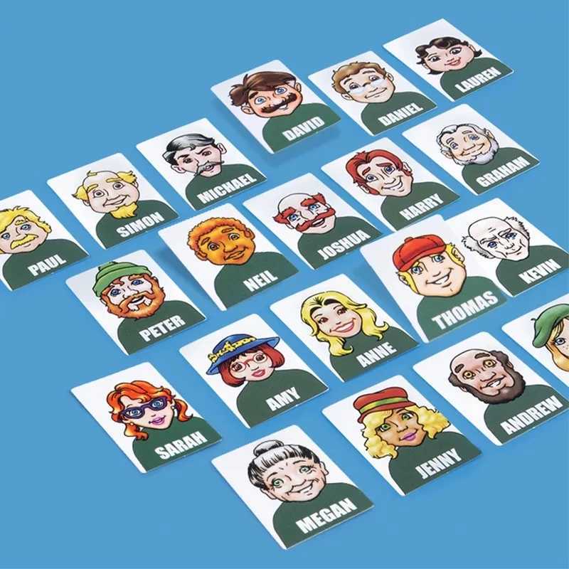 Guess Who Game Family Interation Card Toy Board Guessing Memory Training Parent Child Leisure Time Party Indoor Games Gift C251114