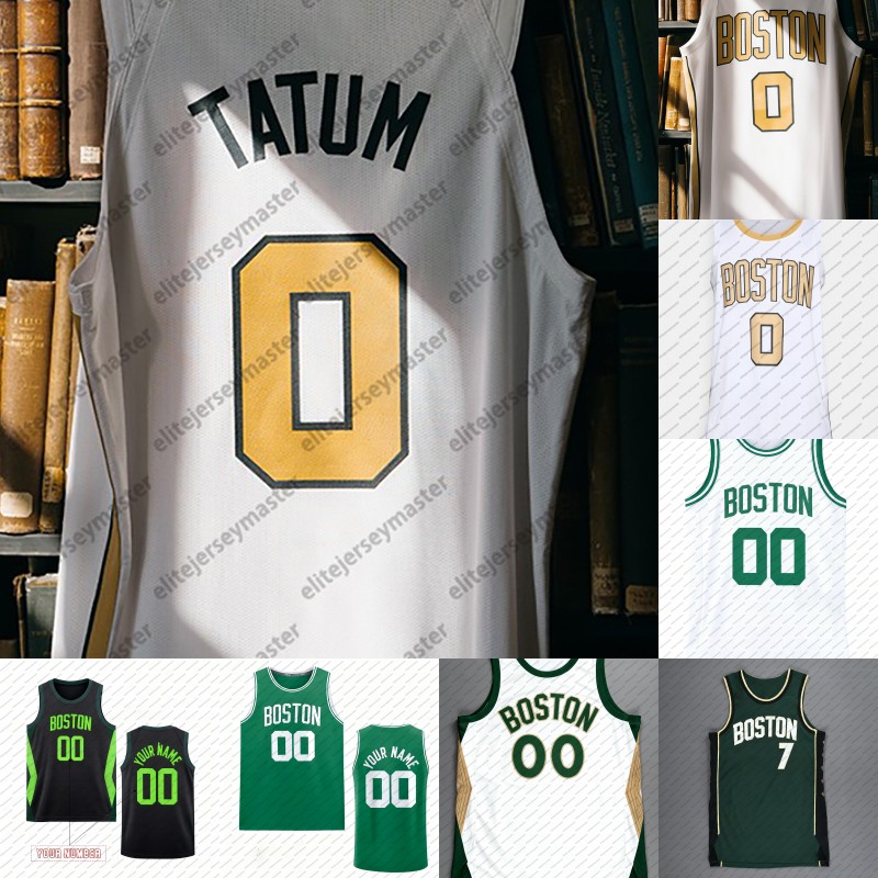 0 Jayson Tatum 7 Brown 2025-26 City Porzingis 8 Horford 42 Pritchard Holiday Personalized Customized Basketball Jerseys Custom Any Number Name 22