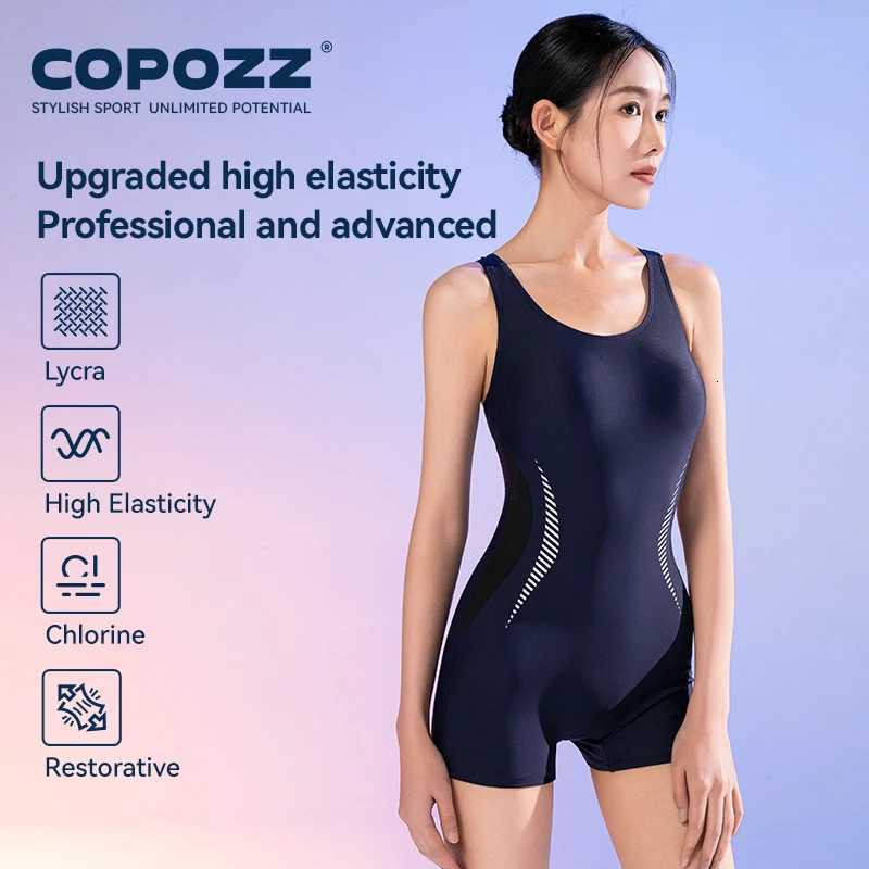 COPOZZ New Sleeveless Swimsuit Women One Piece Rash Guard Surf Bodysuit Female Swimwear Girl Monokini Bath Swimming Wear UPF 50W251113
