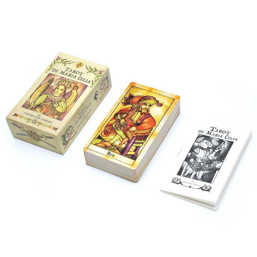 tarot de maria celia deck Spanish Version Fortune-telling Prophecy Tarot cards Family Party Game C251114