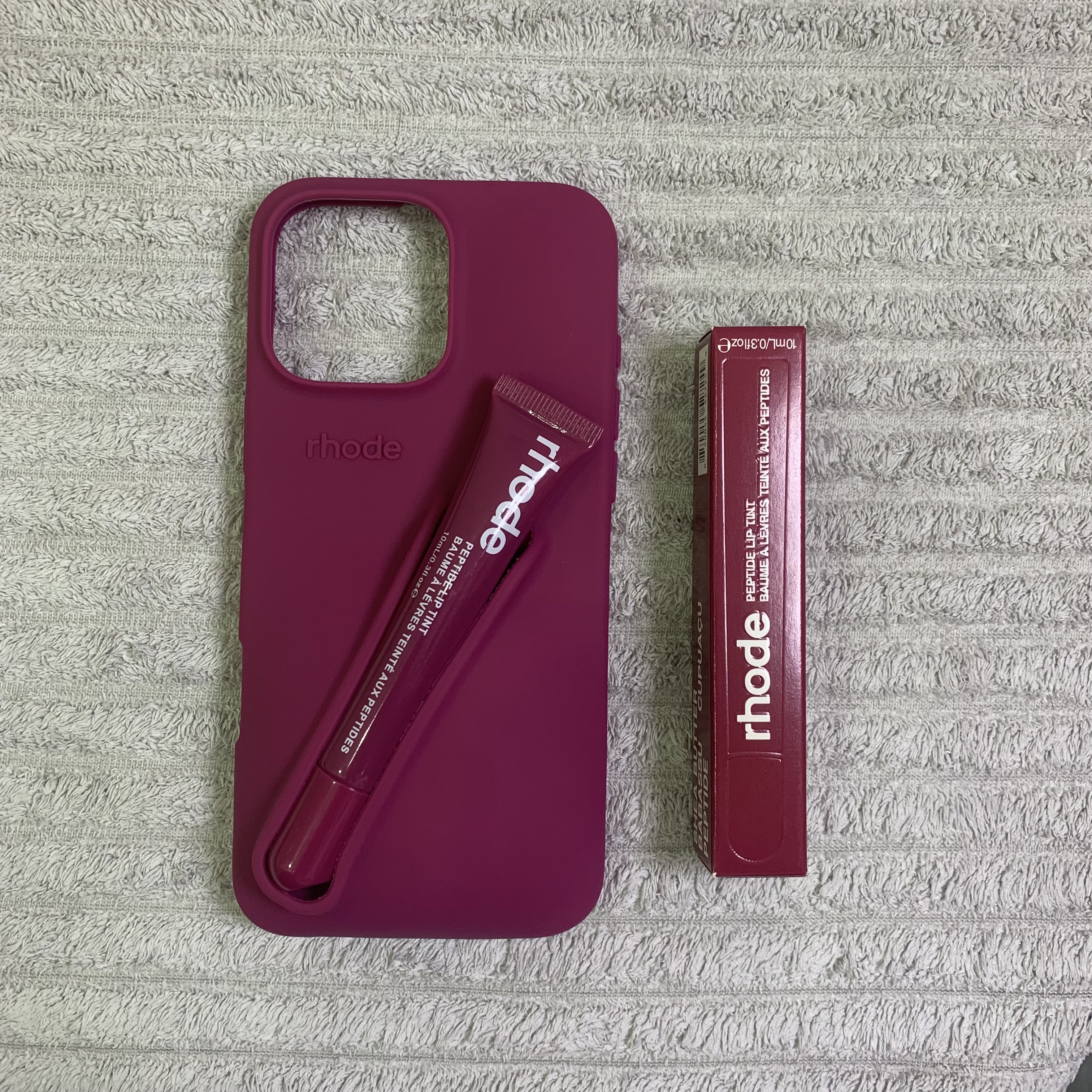RHODE phone case With Box lip gloss Lipstick Case iphone 16 pro max cases Lipstick Lip Balm 3D Make-Up Silicone Case for iPhone 15 14 13 12 11 Holder 