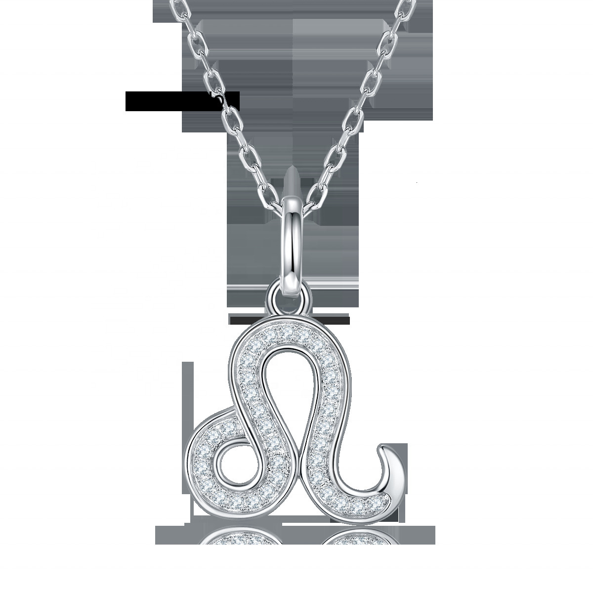 High Quality Moissanite Pendant Necklace Wholesale Sterling Silver 925 Leo Zodiac Sign Moissanite Necklace