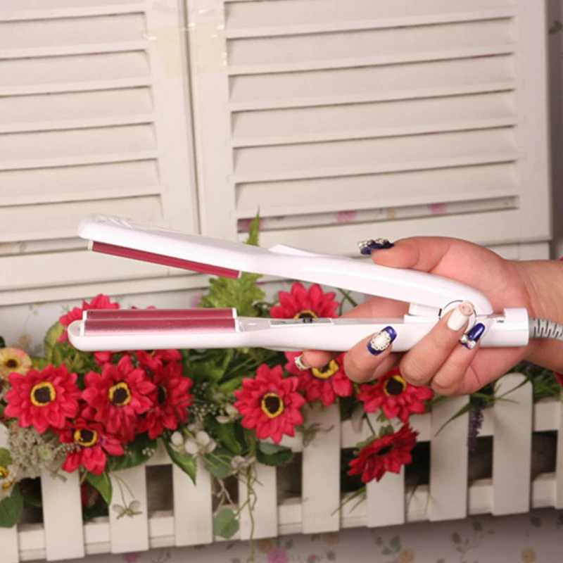 Ceramic Wave Hair Curling Iron Ceramic Triple Barrel Hair Curler Irons Roller Curl Wand Waver Styling Tools Hair StylerT251114