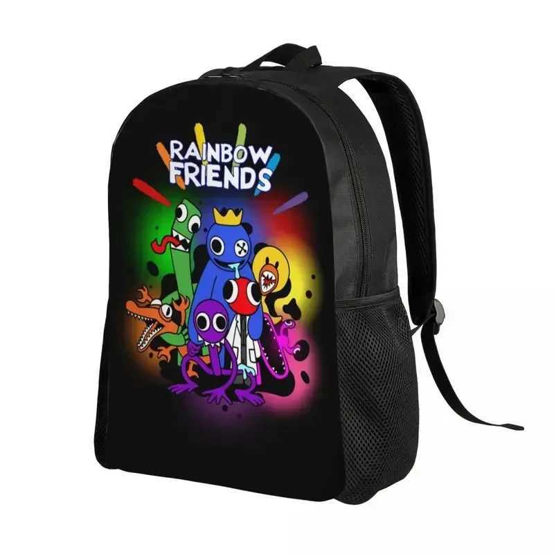 Custom Rainbows Friends Hug It Out Travel Backpack Men Women School Computer Bookbag Video Game College Student Daypack BagsW251113