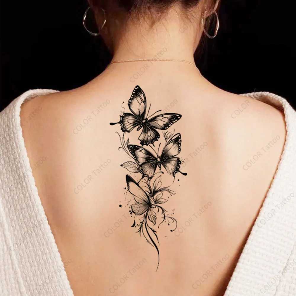 Realistic butterfly tattoo stickers for womens arms bodies decorations waterproofing temporary tattoos and disposable fake tattoosXJ25414