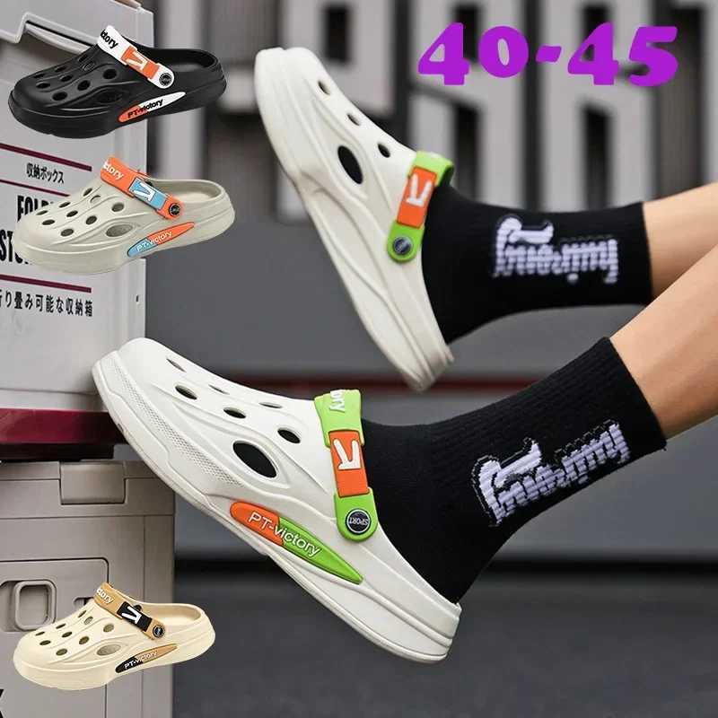 Summer 2025 Outdoor Garden Neoprene Mens Casual Sneakers Fashion Luxury Sandals Comfortable Indoor Soft Sneakers 40-45 cro-s W250414