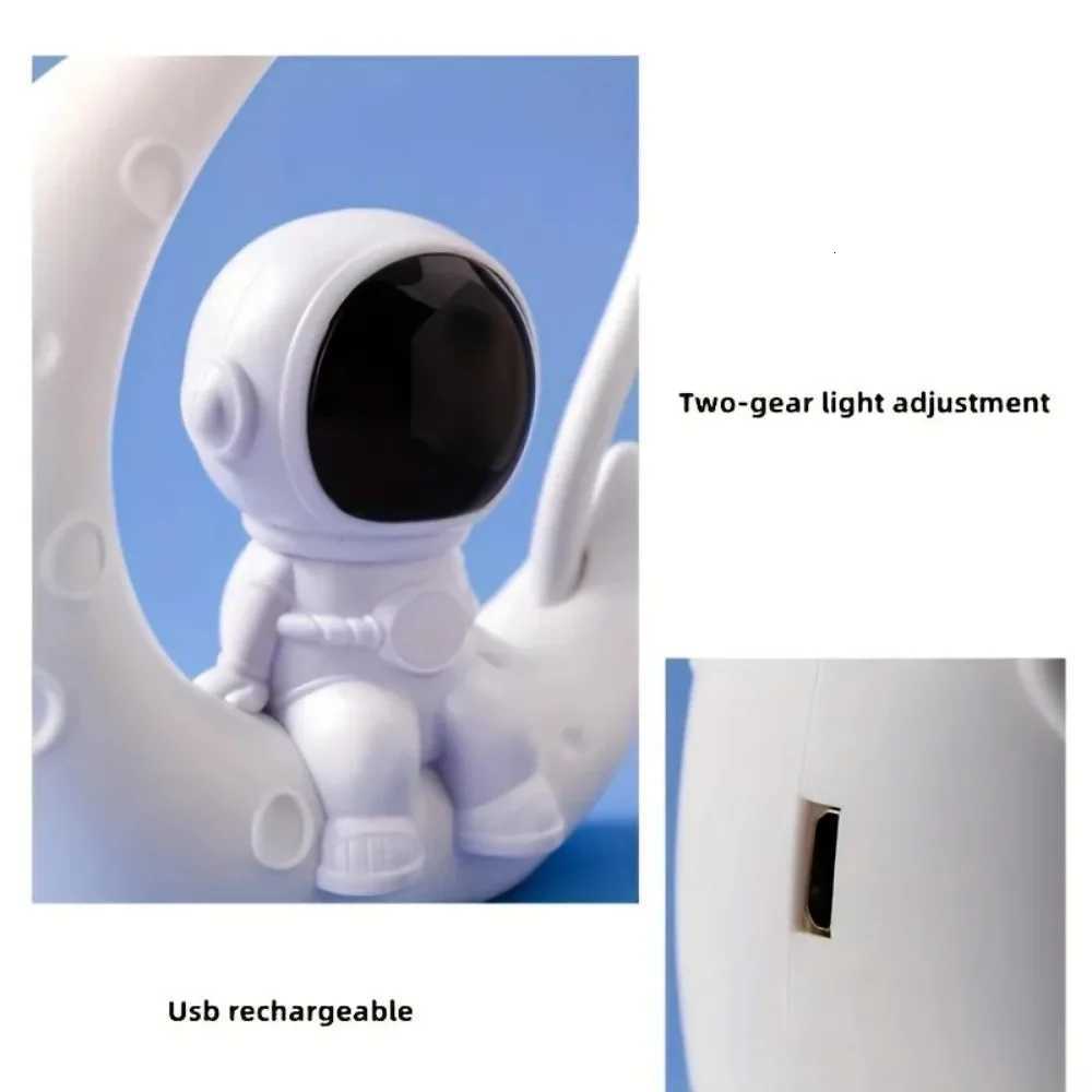 Moon Astronaut Nightlight LED Small Desk Lamp for Bedroom Decoration Christmas Gift M251114
