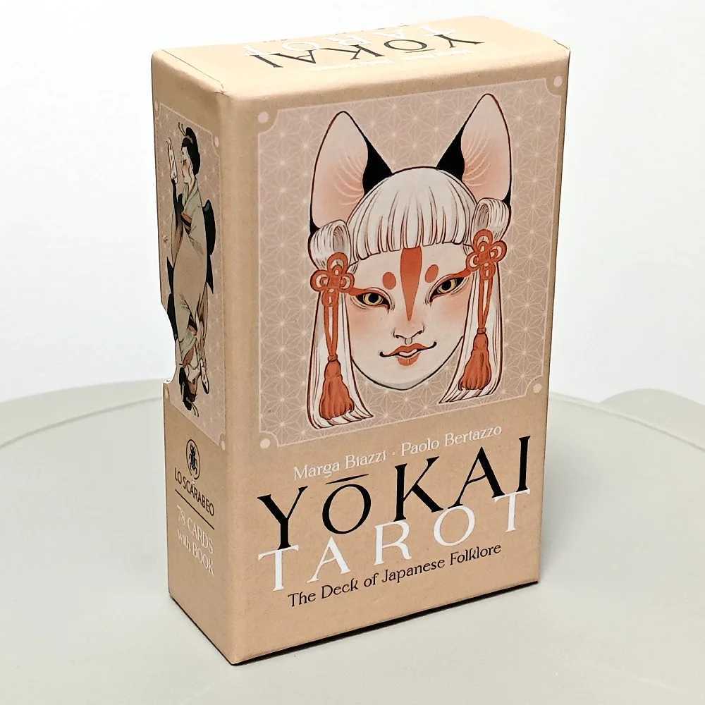 Yokai Tarot Deck 78 Pcs Cards 127cm Rooted In Japanese Folklore Printed on 350GSM Embossed Cardstock Packed In Rigid Box C251114