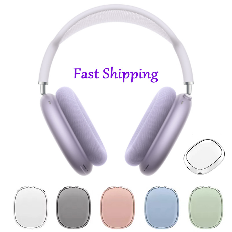 For Apple bluetooth earbuds Headphone Accessories Transparent Max TPU Silicone Waterproof Protective cases AirPod Pro Maxs Headset cover Case