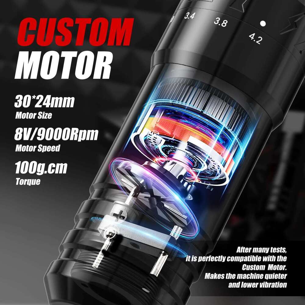 XNET T1 Wirless Hine 7 Adjustable Stroke With Powerful Custom Motor For Makeup Microplasty Pen For Tattoo 2025 New