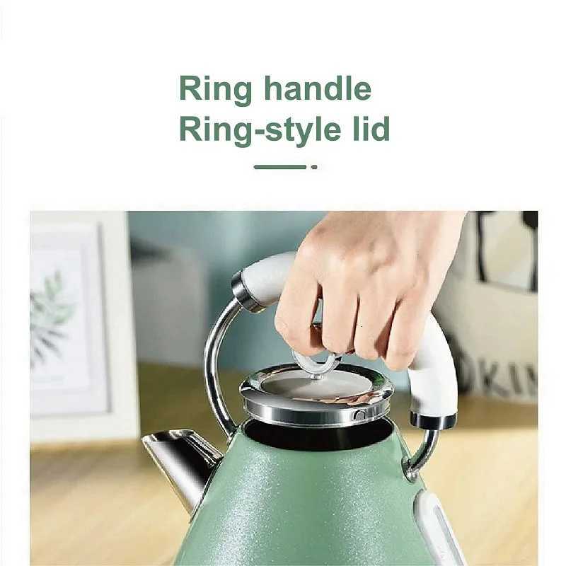 1800ml Electric Kettle 304 Stainless Steel Tea/Coffee Pot 1800W Fast Kettle Automatic Power Off suitable For Home/Office 220V Y251114