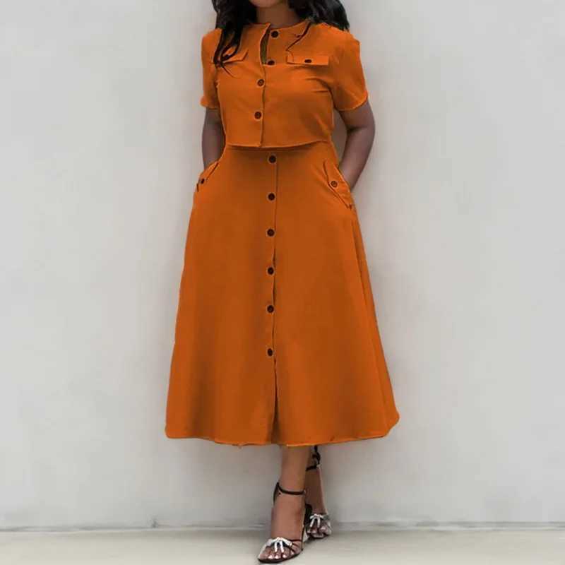 Office Ele Cutting Shirt Two Piece Set Womens Fashion Shorts Sve Button Shirt Spring Summer Dress Casual SetXJ250414