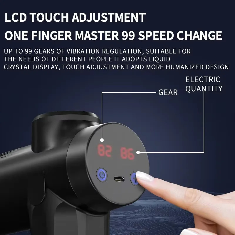 8821 Fascia Gun Relaxation of Muscles and High Frequency Vibration Deep Massage Instruments to Relieve Muscle Pain 250414