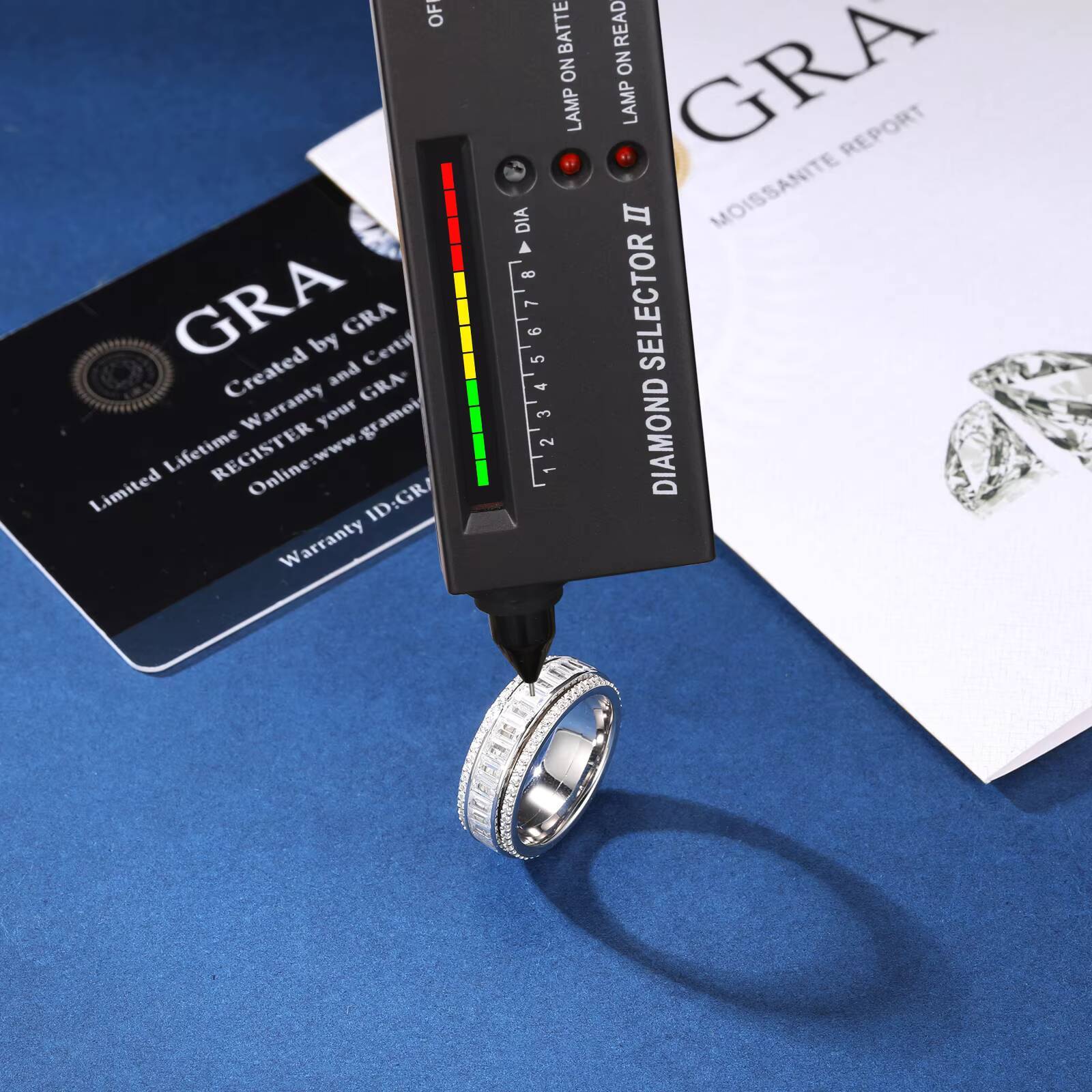 Fashion Girl Gift Moissanite Ring Daily Wear 925 Sterling Silver VVS Moissanite Diamond Sparkling Jewelry Ring