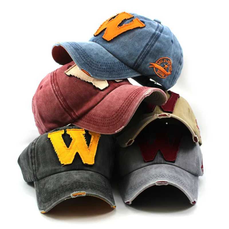 New fashion baseball cap mens snap button winter cap pure cotton hip-hop cap outdoor autumn summer casual retro dad hat W250414