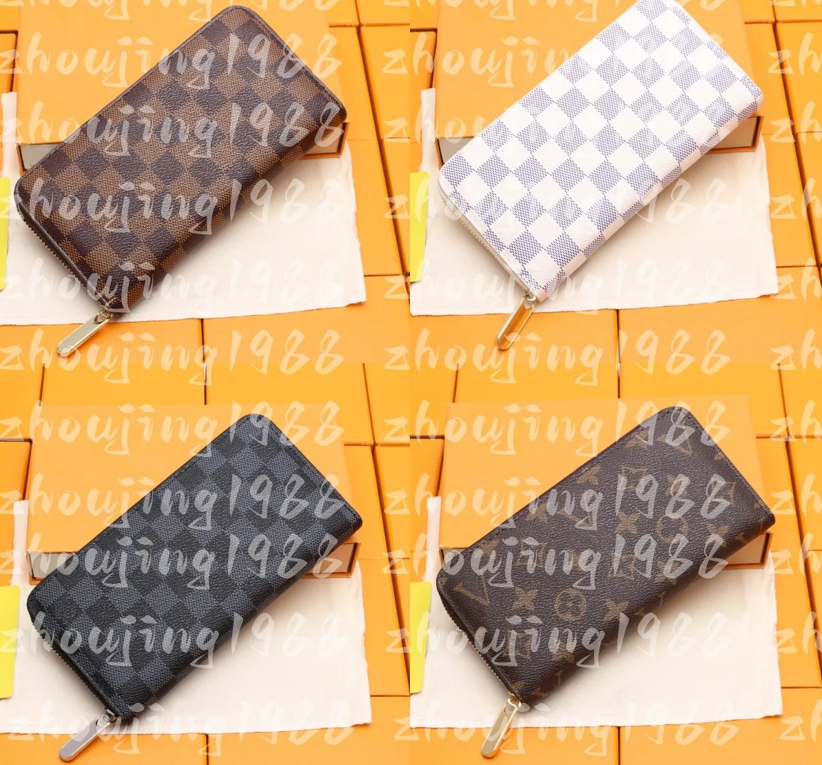 10A Luxurys Denim Wallet Designer Wallet Men's Women's Zipper Wallet Mini purse designer bag Card Holder Coin Wallets Key Holder Cards Holder Long Wallet short purses
