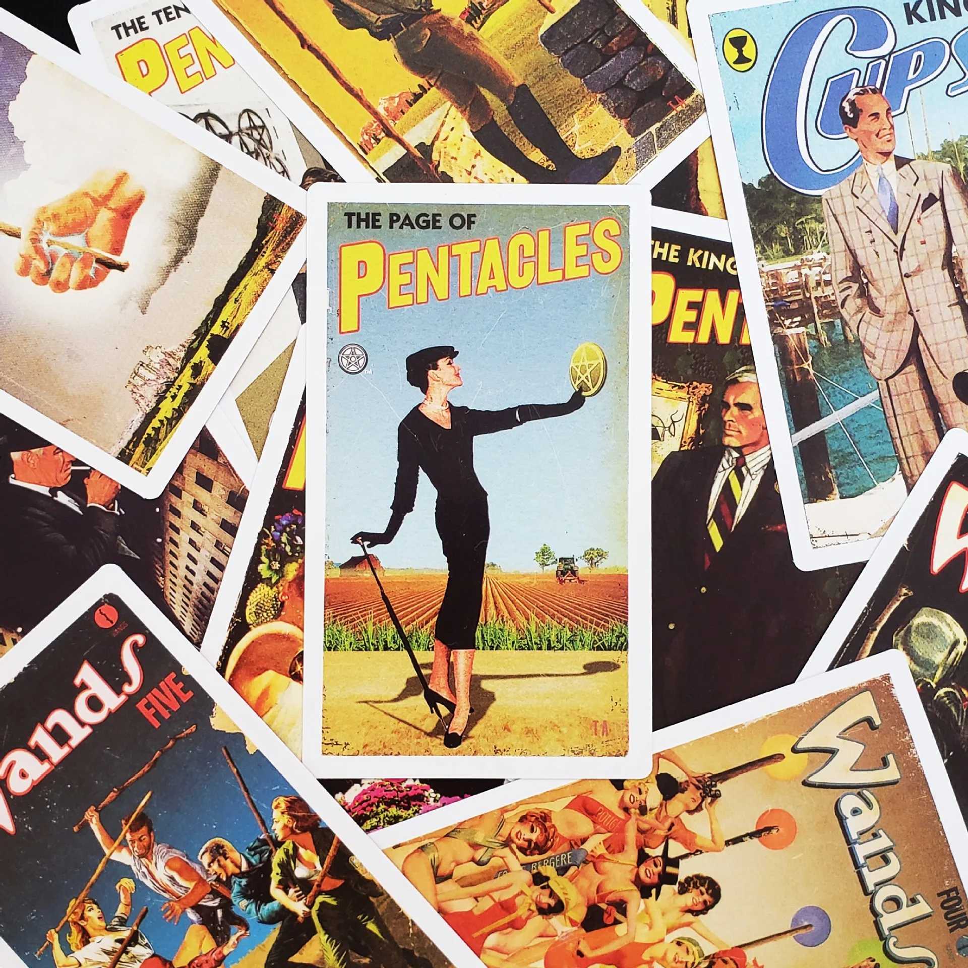 127cm The pulp tarot cards board games Engish version with paper manual C251114