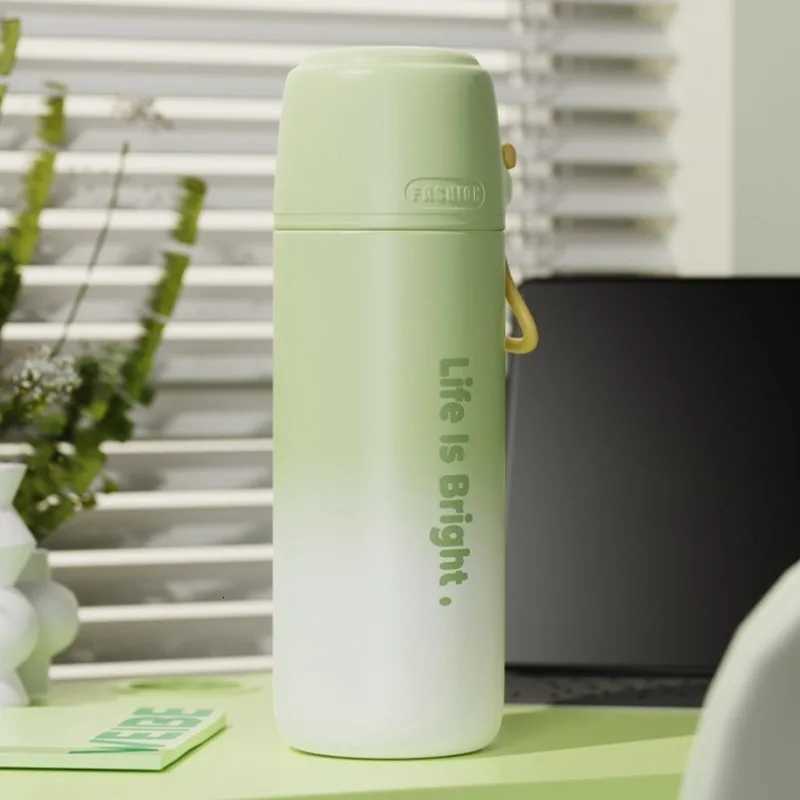 Gradient Stainless Steel Insulated Water Bottle 316 Travel Mug with Handle Portable Sports Cup Halloween Christmas Holiday Gift C251114