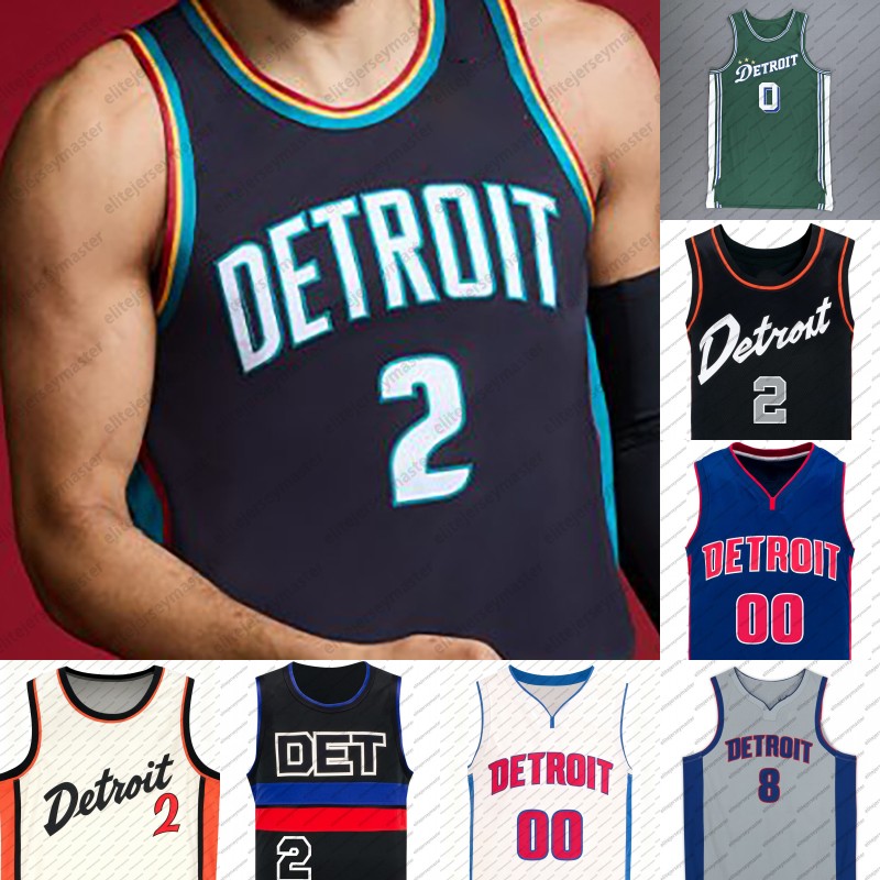 2 Cade Cunningham 2025-26 City 9 Thompson Personalized Custom Basketball jersey 71 Schroder Jersey Malik Beasley Duren 19 Fontecchio Stitched Custom A