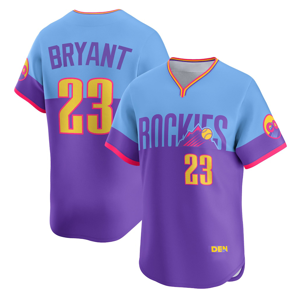 Rockies 2025 City Connect Baseball Jerseys Bryant Blackmon Tovar Marquez Toglia Freeman Doyle Bouchard Beck Goodman Vodnik Peralta Halvorsen C