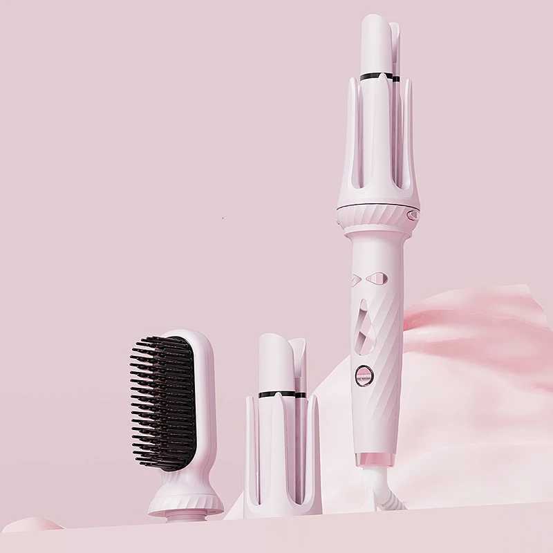3 in 1 Automatic Curling Iron Straight Hair Comb 32mm 25mm Tube Hair Curler Heating Straightener Easy to Use Head ReplacementT251114